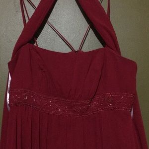 David’s Bridal size 22 apple red dress